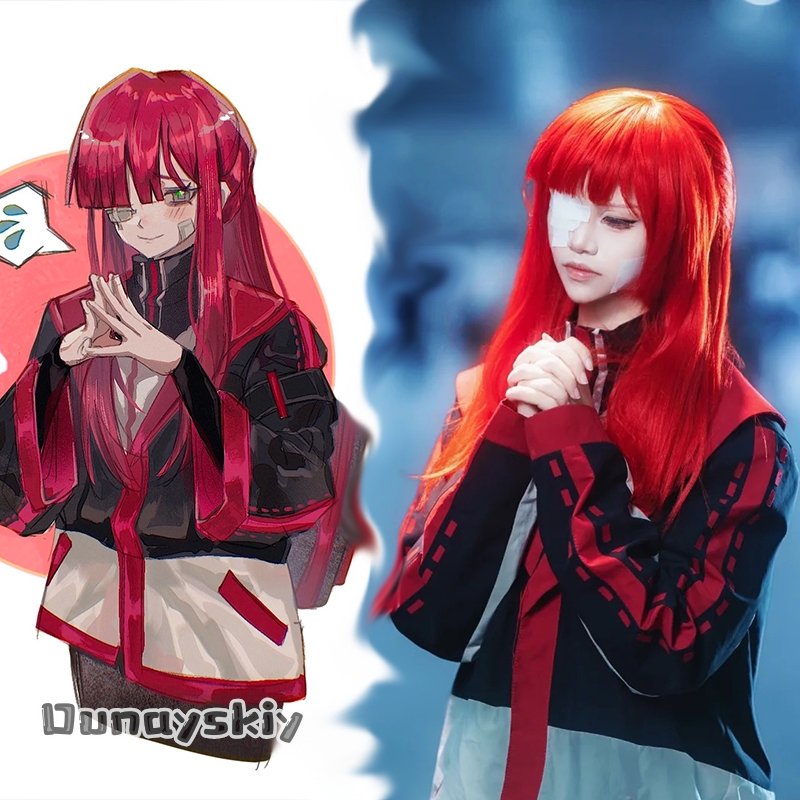 Anime Cosplay Red Hair - Fantasia de Cosplay da Limbus Company
