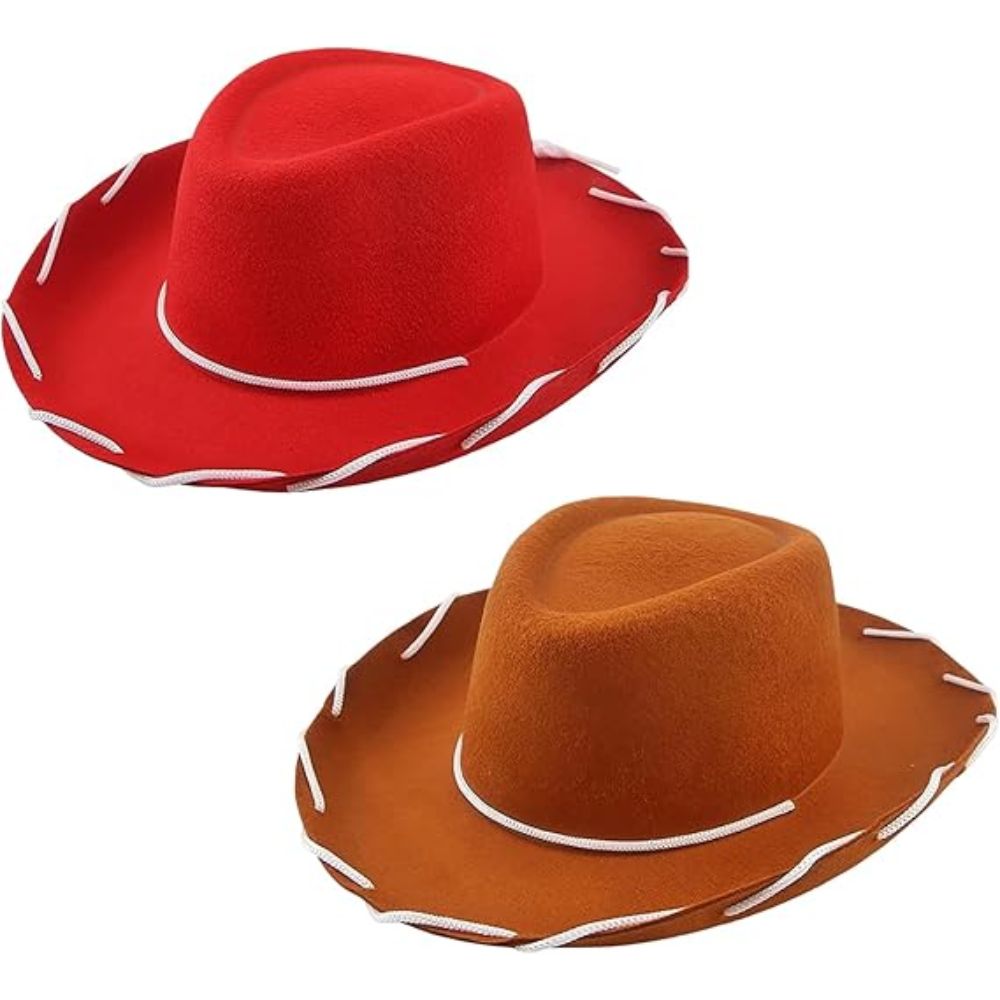 Cosplay Duo Anime - Fantasia Woody Jessie, Chapéu de Feltro