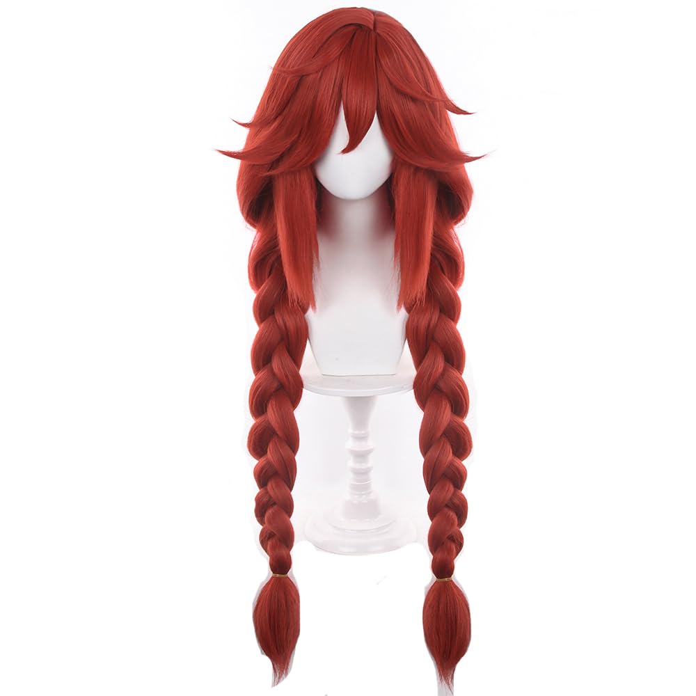 Anime Cosplay Red Hair - Perucas de Cosplay Anime Gachiakuta Eishia
