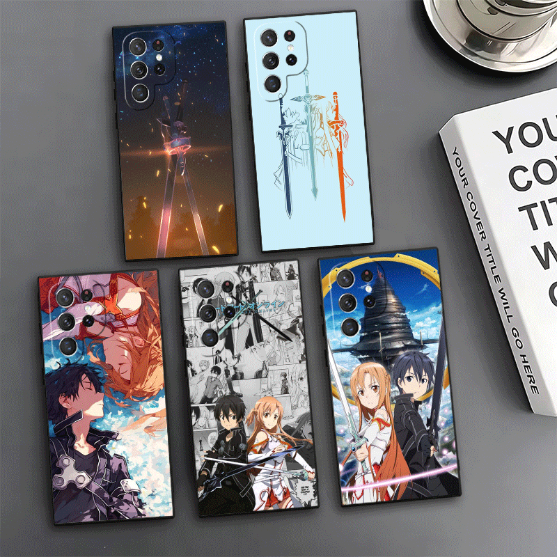 Sword Art Online Cape - Capa de Telefone Personalizada com Padrão