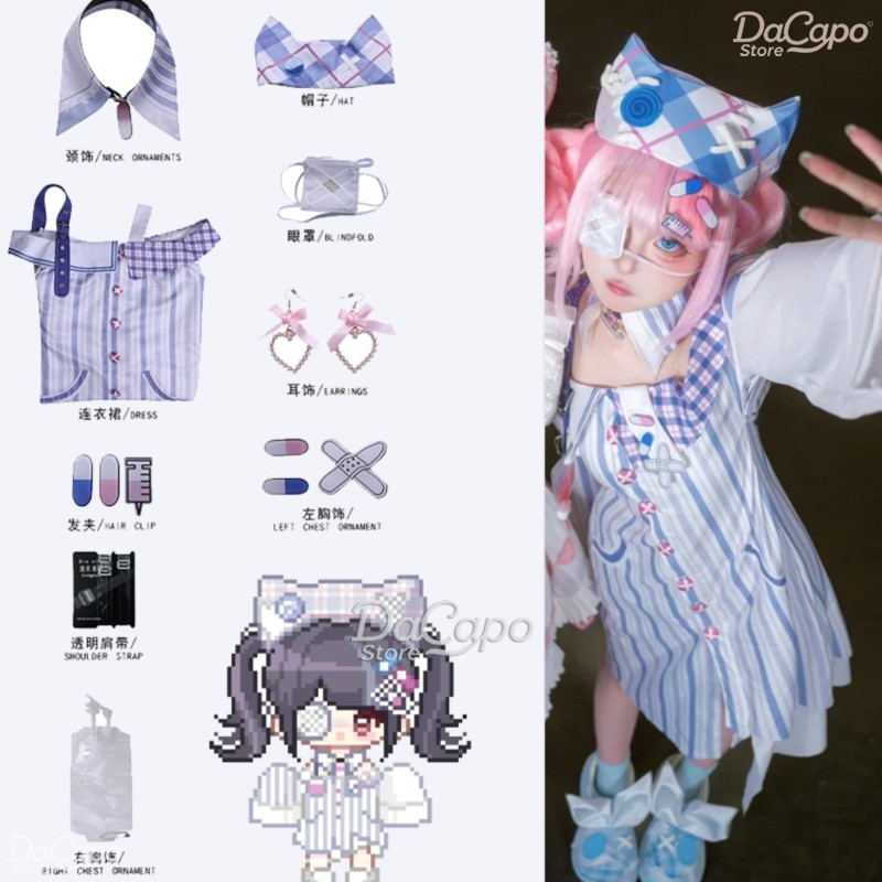 Anime Cosplay Outfit Ideas - Jogo infinito nikki cosplay traje peruca