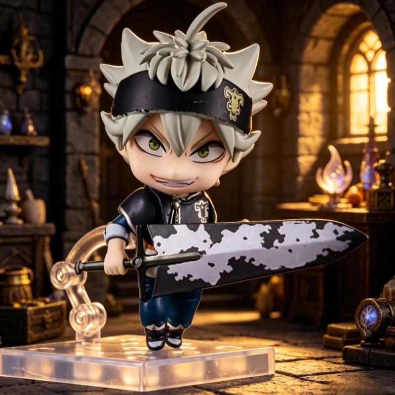 Black Clover Grimoire - 【Em Estoque】Boneco Articulado Hot Selling Black