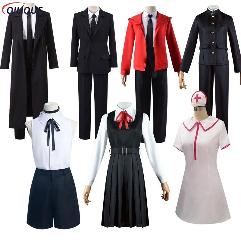 Anime Cosplay Makima - Power makima cosplay traje peruca longa