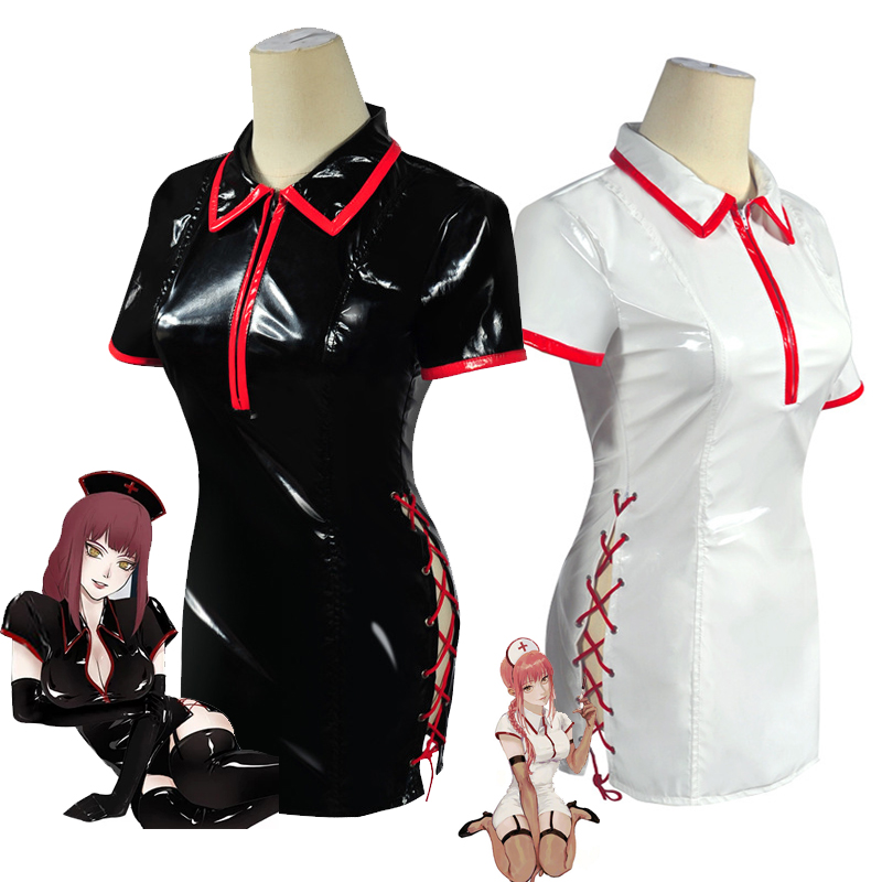Anime Cosplay Chainsaw Man - Anime homem motosserra cosplay traje makima