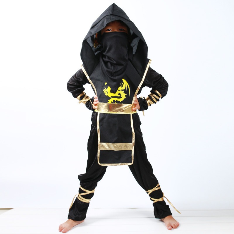 Anime Cosplay Outfit Ideas - Fantasia Deluxe de Ninja para Crianças,