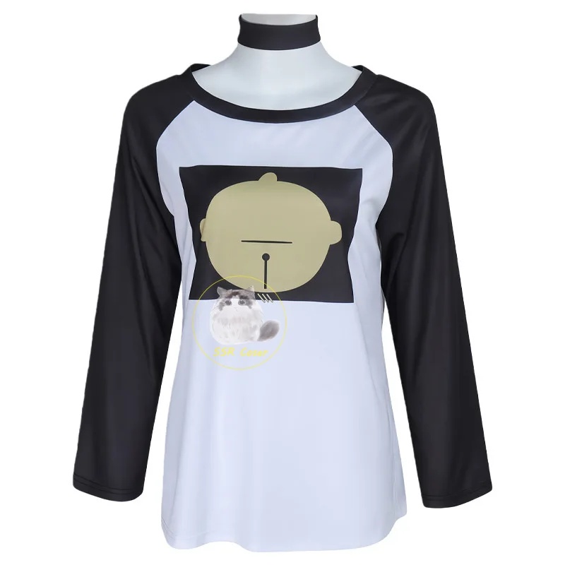 Anime Cosplay Chainsaw Man - Camiseta e Peruca de Cosplay Reze