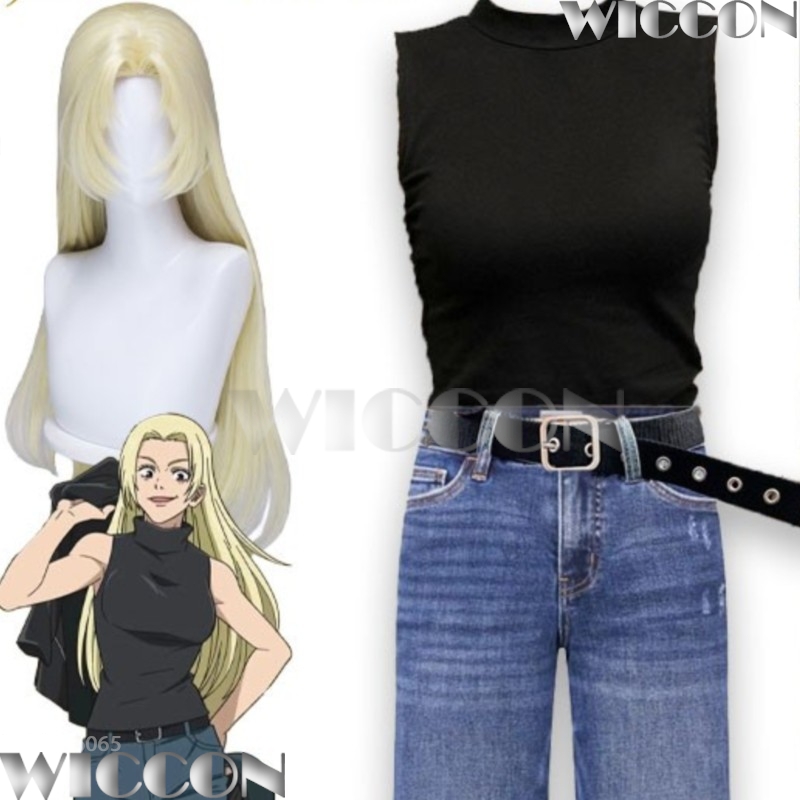 Cosplay Anime Yuki - Peruca de Cosplay Juutsu Kaisen Temporada