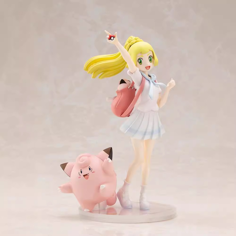 Kawaii anime pokemon lillie &  - Kotobukiya Artfx avaliação e preço