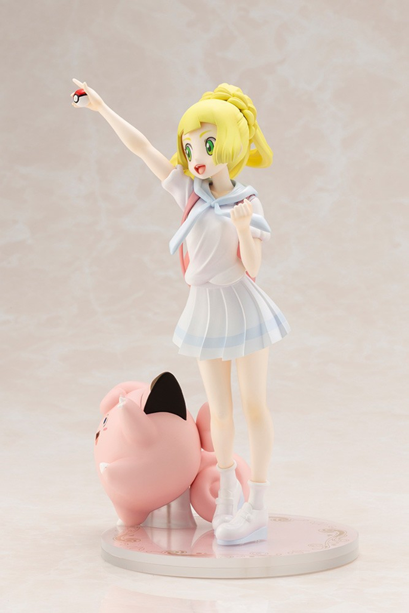 Kawaii anime pokemon lillie &  - Kotobukiya Artfx avaliação e preço