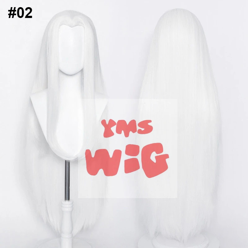 Cyyms peruca de cabelo sintéti - Anime Cosplay Long Black Hair avaliação e preço