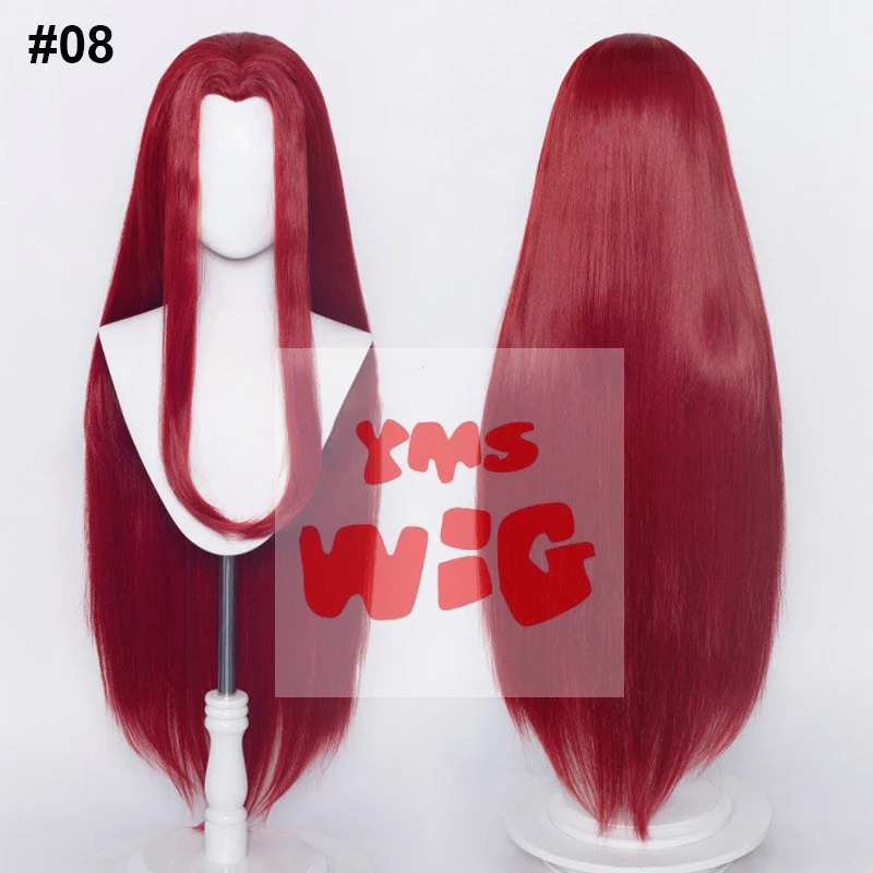 Cyyms peruca de cabelo sintéti - Anime Cosplay Long Black Hair avaliação e preço