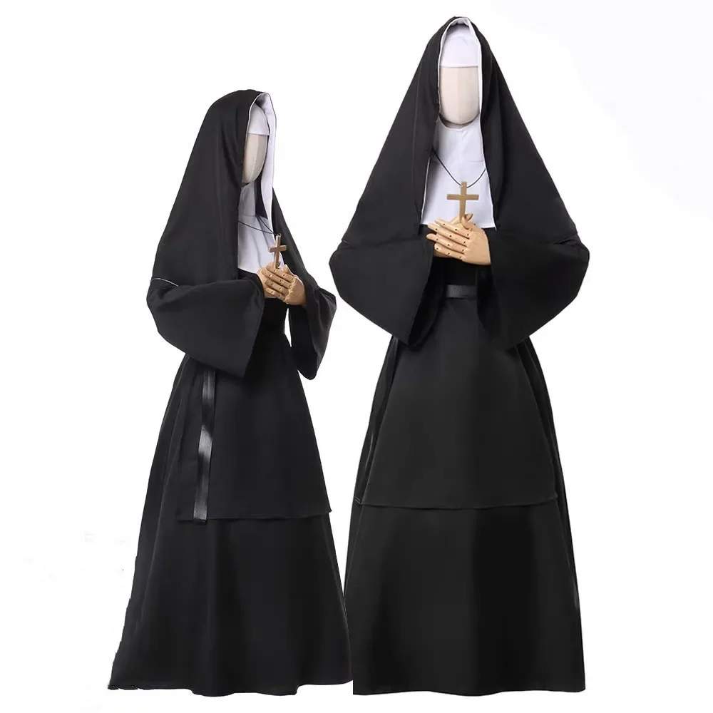 Fantasia de Freira Feminina 20 - Anime Cosplay Nun avaliação e preço