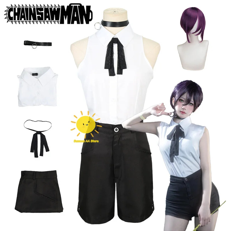 ❤️ ❤️ ❤️ Fantasia de Cosplay d - Anime Cosplay Chainsaw Man avaliação e preço