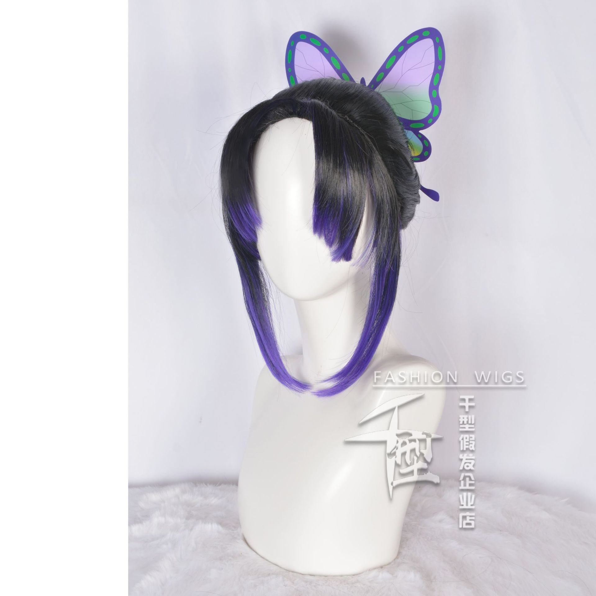 Anime caçador de demônios cosp - Anime Cosplay Long Black Hair avaliação e preço