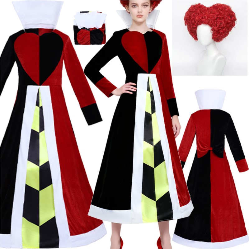 Rainha anime coração vermelho  - Anime Cosplay Red Hair avaliação e preço