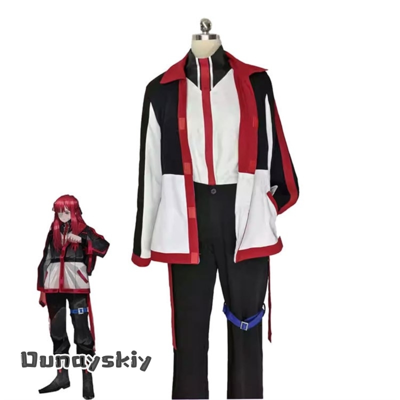 Fantasia de Cosplay da Limbus  - Anime Cosplay Red Hair avaliação e preço
