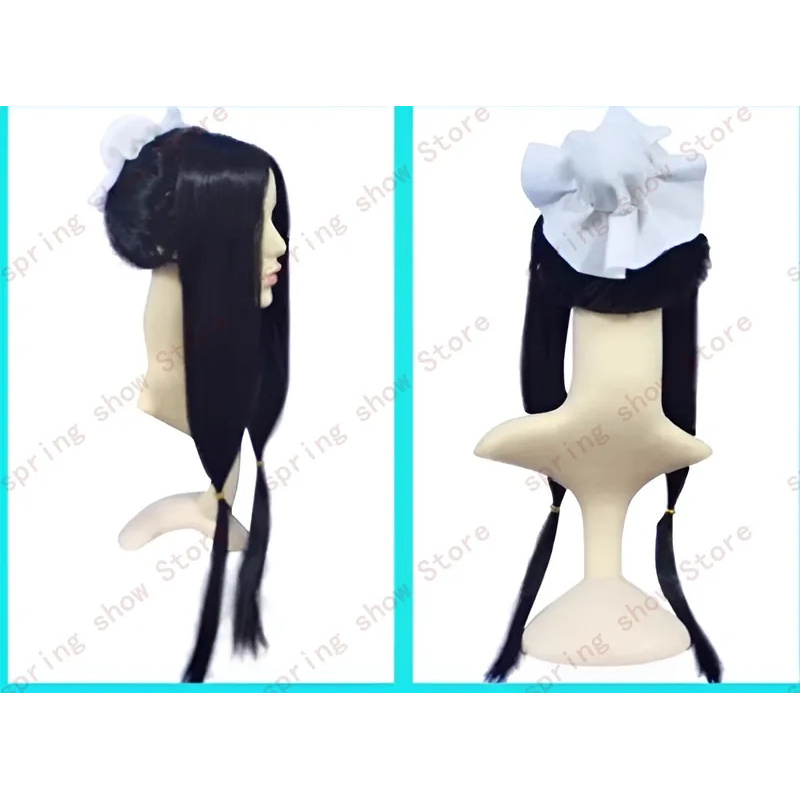 Dy20jp anime terra de água yuk - Anime Cosplay Long Black Hair avaliação e preço