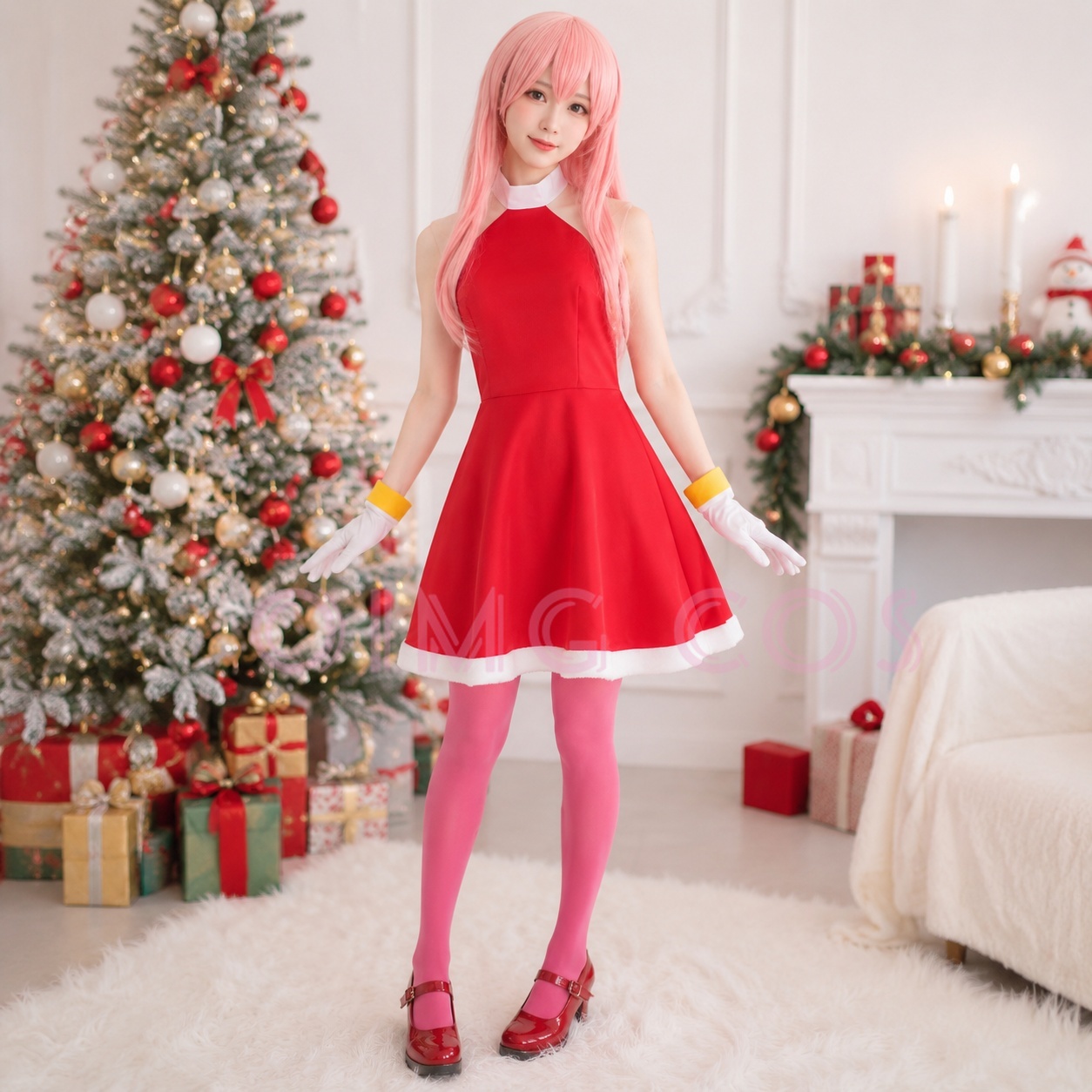 Fantasia Cosplay Amy Rose Adul - Anime Cosplay Girl Costume avaliação e preço