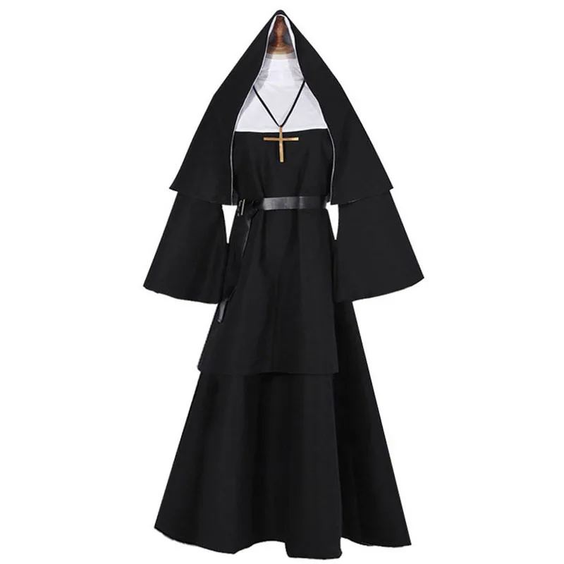Fantasia de Freira para Hallow - Anime Cosplay Nun avaliação e preço