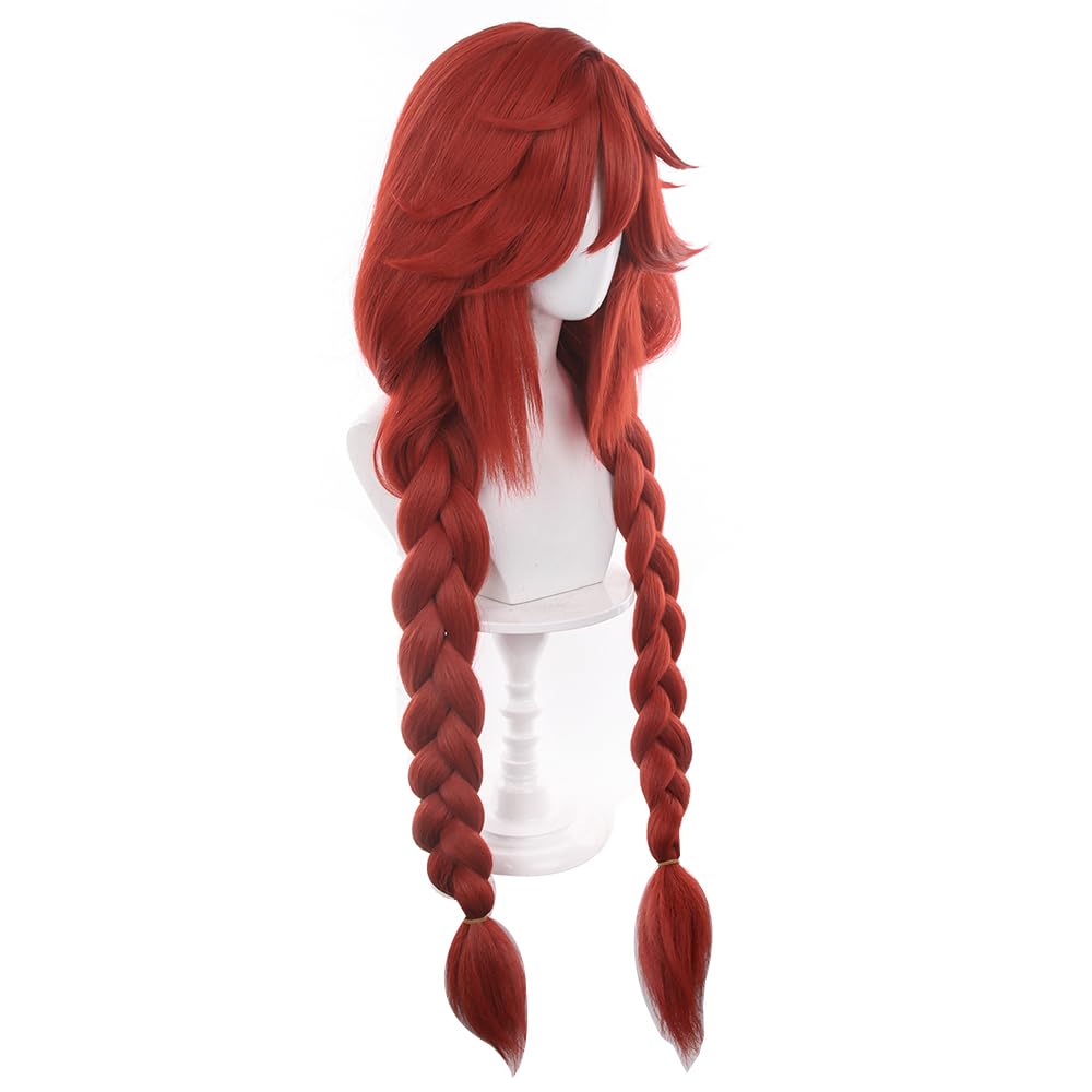 Perucas de Cosplay Anime Gachi - Anime Cosplay Red Hair avaliação e preço