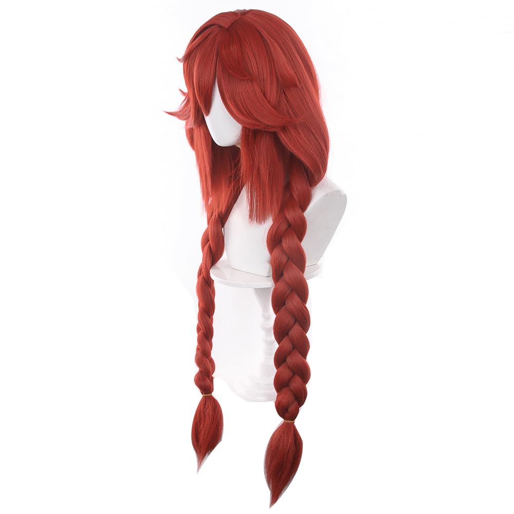 Perucas de Cosplay Anime Gachi - Anime Cosplay Red Hair avaliação e preço