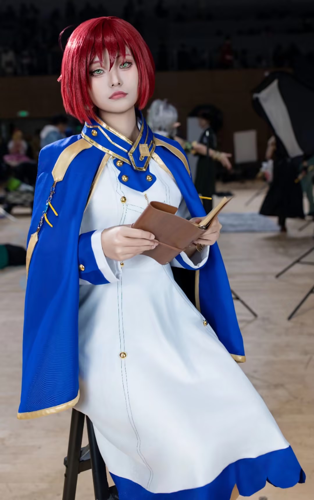 Shirayuki cosplay trajes anime - Anime Cosplay Red Hair avaliação e preço