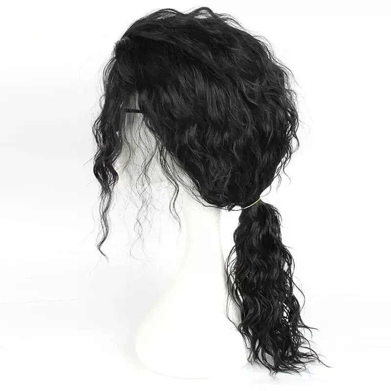Peruca Preta MJ Michael Cospla - Anime Cosplay Long Black Hair avaliação e preço