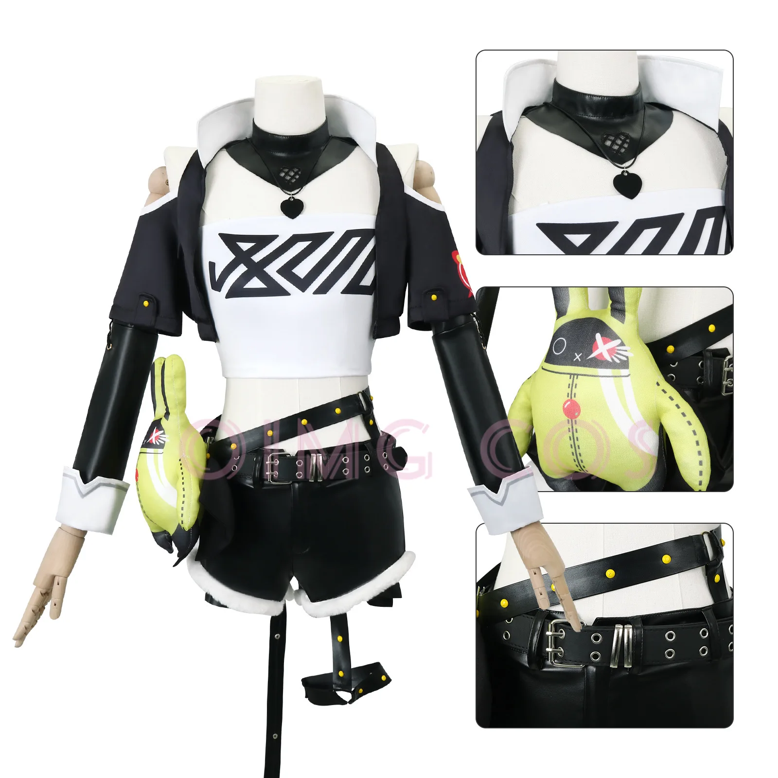 Fantasia de Cosplay Nicole Dem - Anime Cosplay Girl Costume avaliação e preço