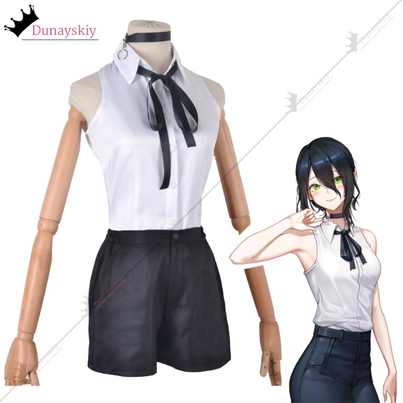 Arasputin motosserra homem cos - Anime Cosplay Chainsaw Man avaliação e preço