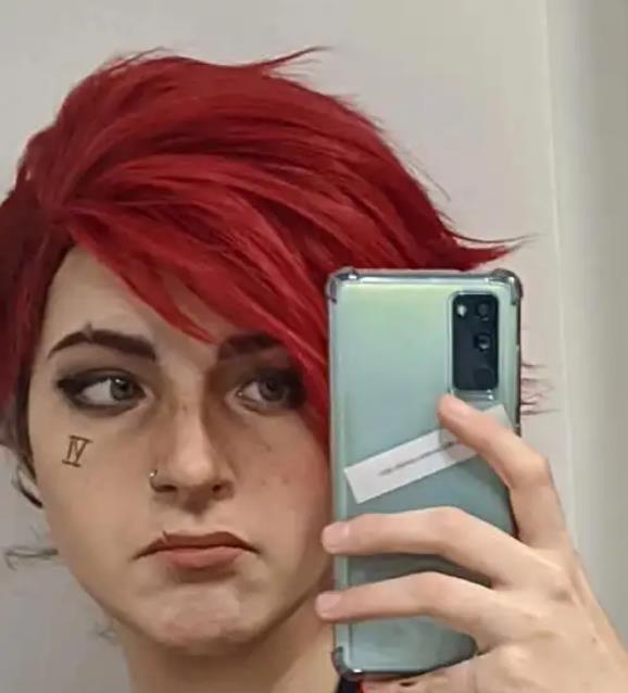 Lol arcane vi peruca cosplay c - Anime Cosplay Red Hair avaliação e preço
