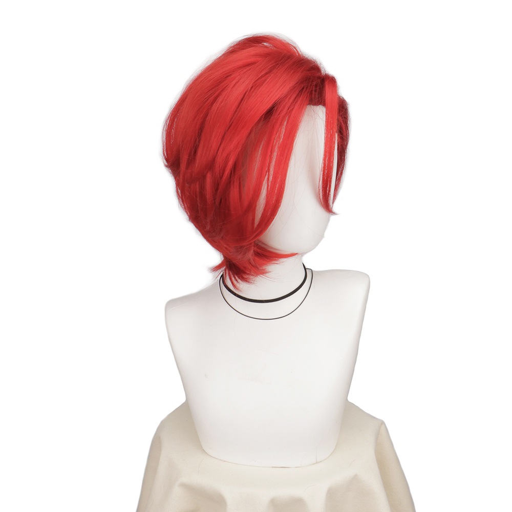 Lol arcane vi peruca cosplay c - Anime Cosplay Red Hair avaliação e preço
