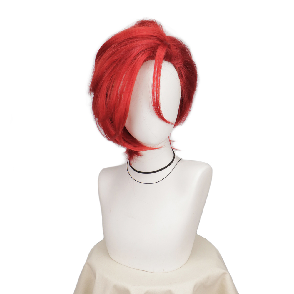 Lol arcane vi peruca cosplay c - Anime Cosplay Red Hair avaliação e preço