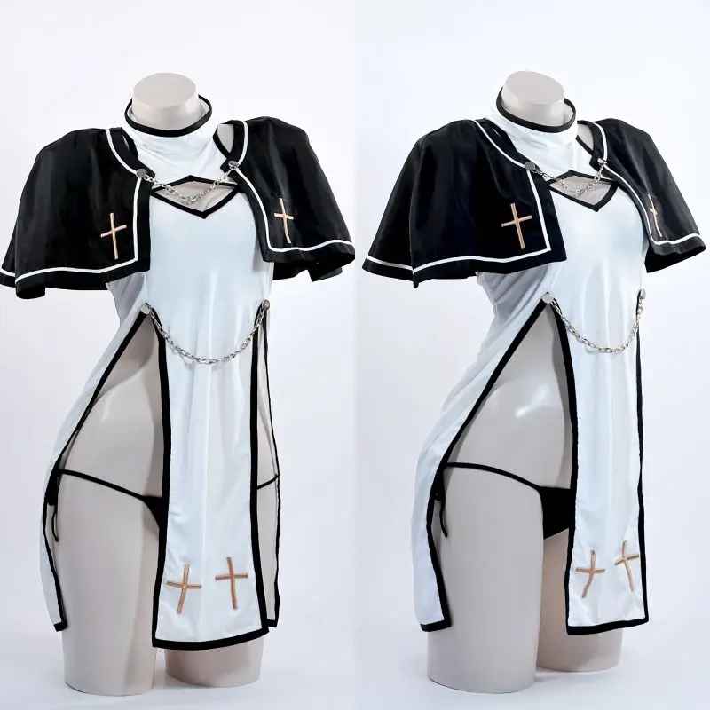 2025 design original sacerdote - Anime Cosplay Nun avaliação e preço