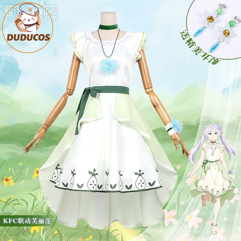 Anime frieren: além do fim da  - Anime Cosplay Girl Costume avaliação e preço
