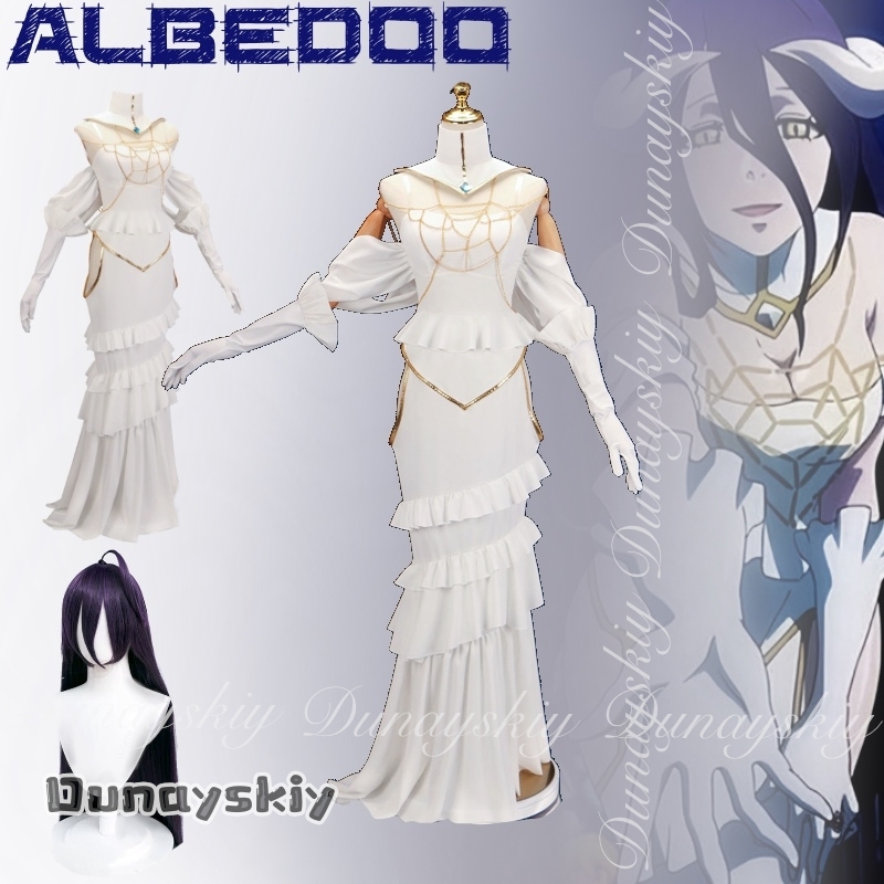 {Dunayskiy States} Fantasia de - Anime Cosplay Albedo avaliação e preço