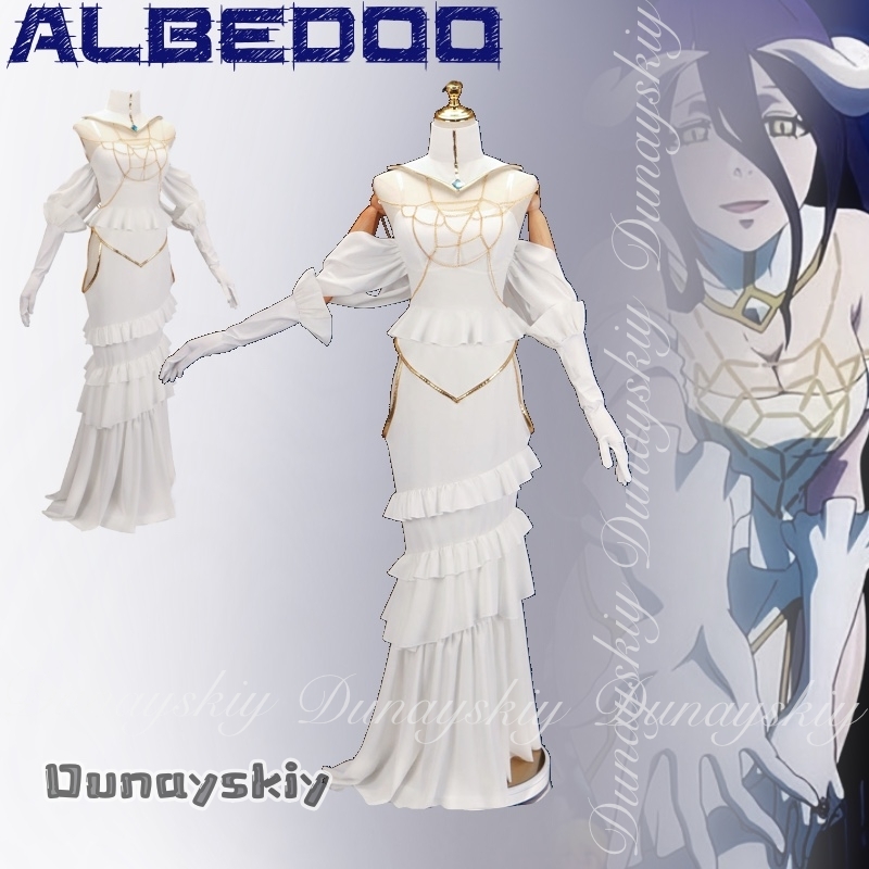 {Dunayskiy States} Fantasia de - Anime Cosplay Albedo avaliação e preço