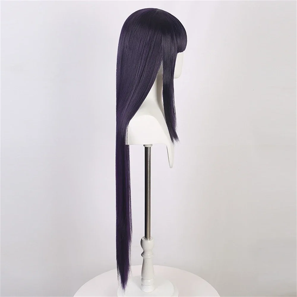 Peruca Sintética de Cosplay In - Anime Cosplay Long Black Hair avaliação e preço