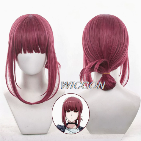 Peruca Cosplay Yamada Anime: P - Anime Cosplay Red Hair avaliação e preço