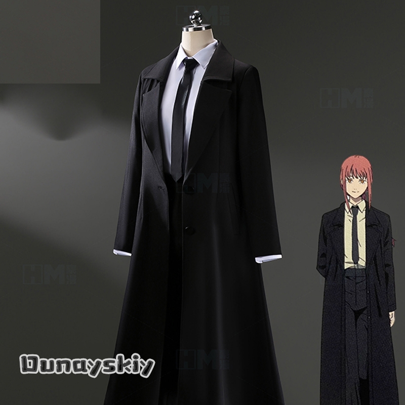 Anime homem makima cosplay tra - Anime Cosplay Chainsaw Man avaliação e preço