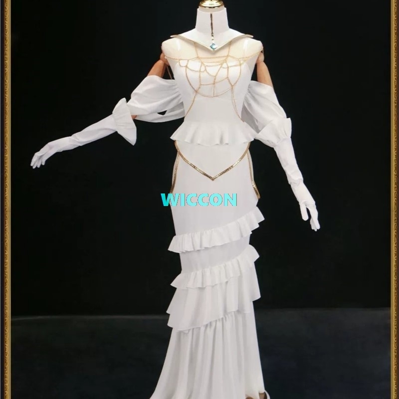 EM ESTOQUE Peruca de Fantasia  - Anime Cosplay Albedo avaliação e preço
