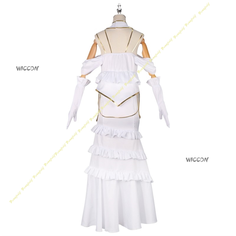 Trajes cosplay anime sobre alb - Anime Cosplay Albedo avaliação e preço