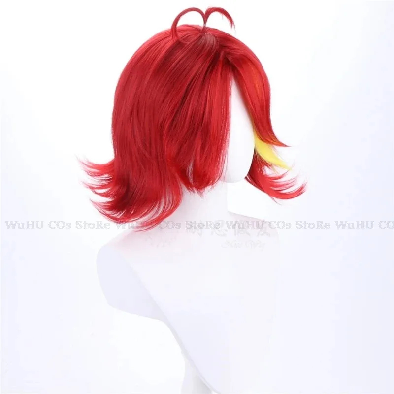 Peruca Cos Niffty 2025 Hasbin, - Anime Cosplay Red Hair avaliação e preço